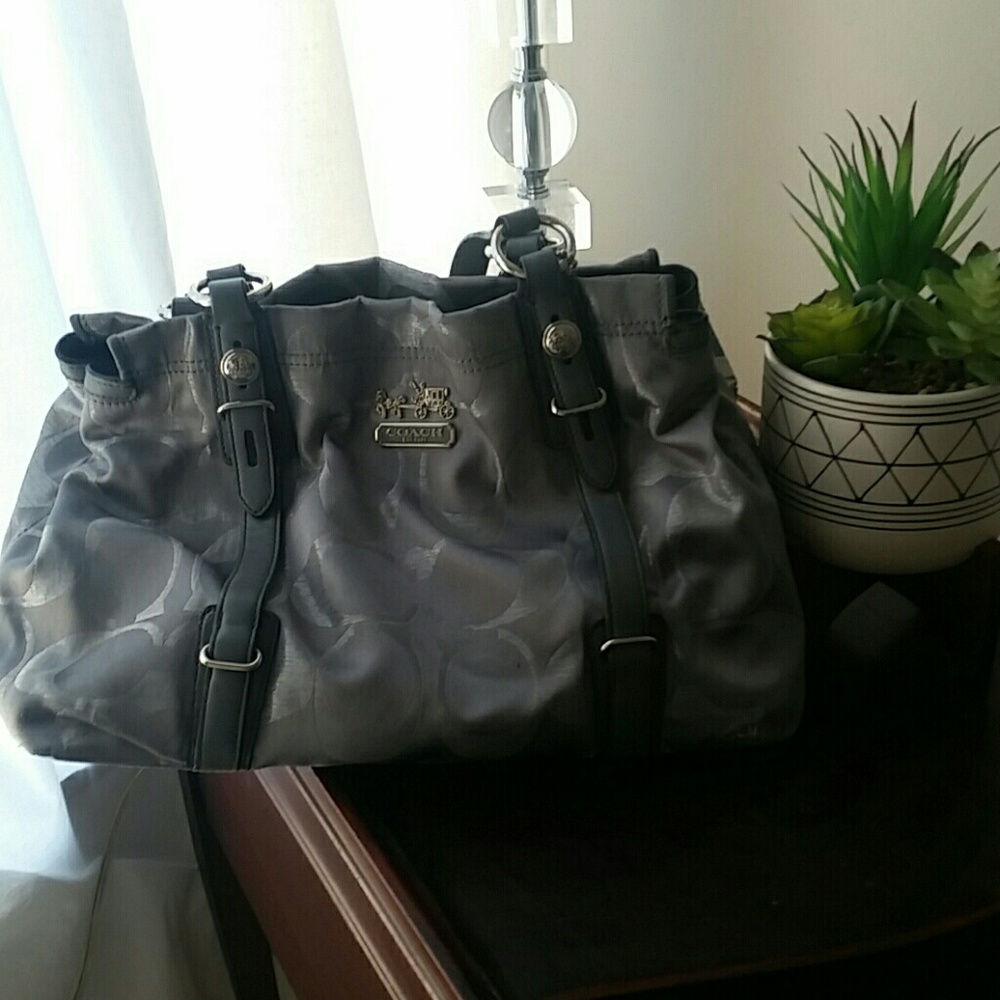 COACH purse grey